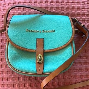 Dooney and Burke crossbody shoulder bag.